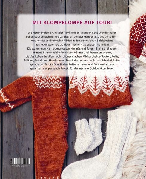 Produktbild: Klompelompe Outdoor-Maschen. Pullover und Accessoires f&uuml;rs Leben drau&szlig;en