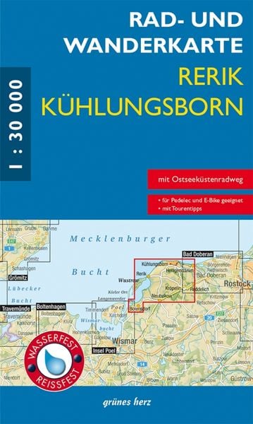 Rad- und Wanderkarte Rerik/Kühlungsborn, Sonstige von , Grünes Herz, 9783866362468