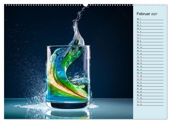 Produktbild: Destillat in Color (hochwertiger Premium Wandkalender 2027 DIN A2 quer), Kunstdruck in Hochglanz