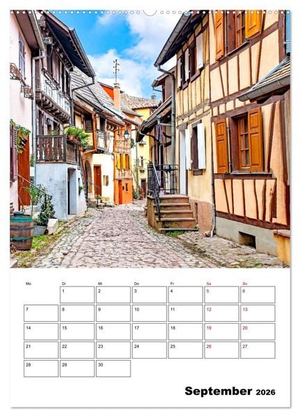 Produktbild: Elsass - Impressionen (hochwertiger Premium Wandkalender 2026 DIN A2 hoch), Kunstdruck in Hochglanz
