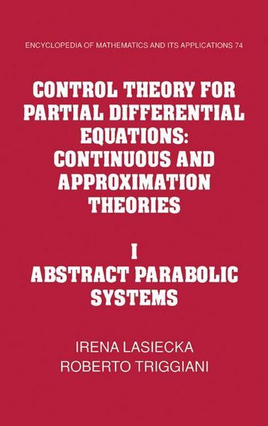 Produktbild: Control Theory for Partial Differential Equations