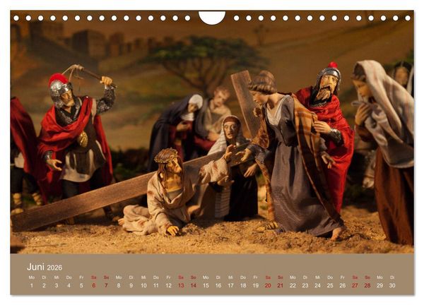 Produktbild: Passionskrippen (Wandkalender 2026 DIN A4 quer), CALVENDO Monatskalender