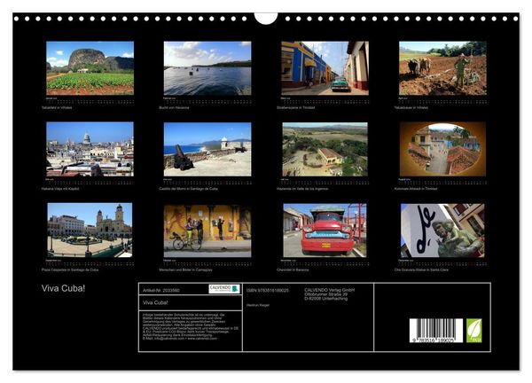 Produktbild: Viva Cuba! (Wandkalender 2026 DIN A3 quer), CALVENDO Monatskalender