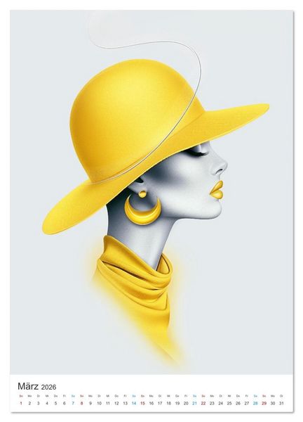 Produktbild: Fashion im Pop-Art (hochwertiger Premium Wandkalender 2026 DIN A2 hoch), Kunstdruck in Hochglanz