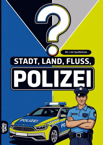 Stadt, Land, Fluss, Polizei, Taschenbuch von Grübelgold Rätselhefte, Grübelgold, 9783693192306