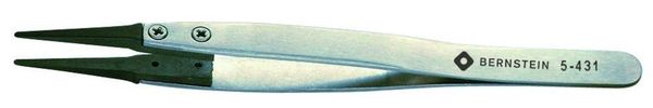 Bernstein Tools 5-431 Präzisionspinzette Flach-rund 125mm