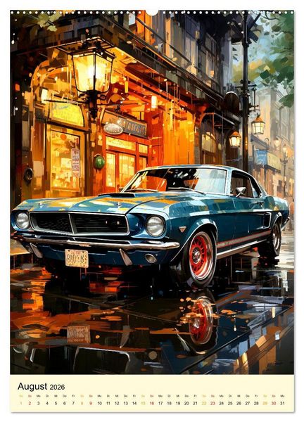 Produktbild: Nostalgic Cars der Traum (Wandkalender 2026 DIN A2 hoch), CALVENDO Monatskalender