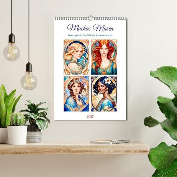 Produktbild: Muchas Musen (Wandkalender 2027 DIN A3 hoch), CALVENDO Monatskalender