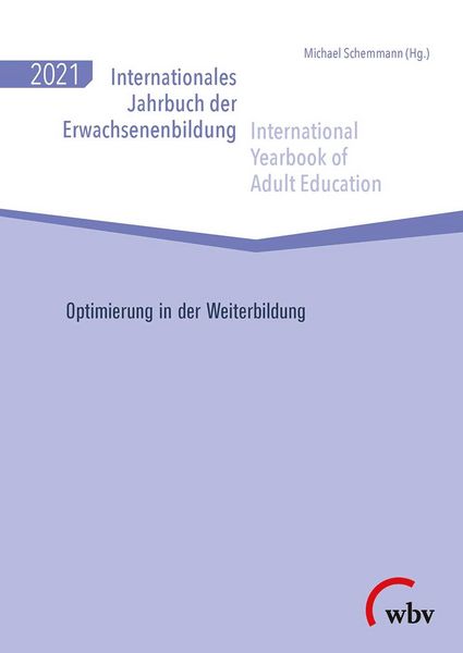 Produktbild: Internationales Jahrbuch der Erwachsenenbildung 2021