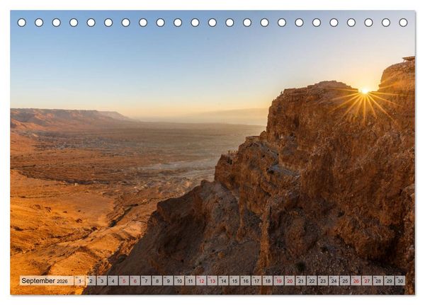 Produktbild: Israel & Pal&auml;stina - Reise durch das heilige Land (Tischkalender 2026 DIN A5 quer), CALVENDO Monatskalender