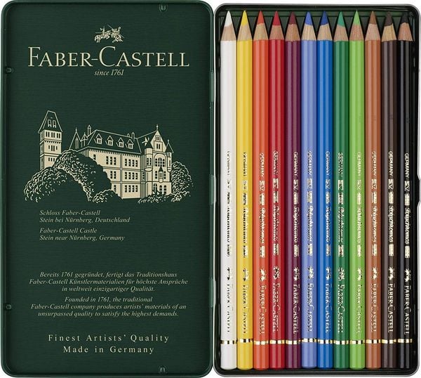 Produktbild: Faber-Castell Farbstift Polychromos 12er