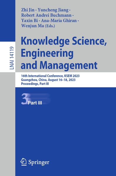 Produktbild: Knowledge Science, Engineering and Management