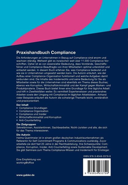 Produktbild: Praxishandbuch Compliance