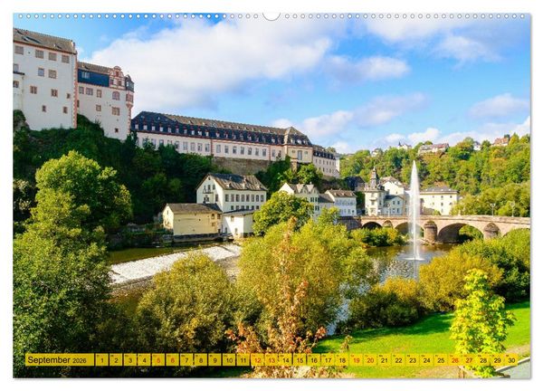 Produktbild: Ein Blick auf Weilburg an der Lahn (hochwertiger Premium Wandkalender 2026 DIN A2 quer), Kunstdruck in Hochglanz