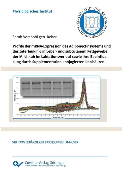 Produktbild: Profile der mRNA-Expression des Adiponectinsystems und des Interleukin 6 in Lebe