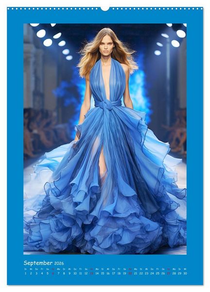 Produktbild: Fashion Show. Zeitlose Haute Coutour (Wandkalender 2026 DIN A2 hoch), CALVENDO Monatskalender