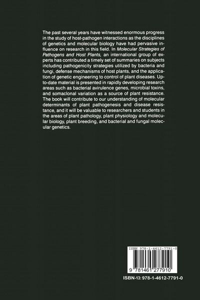 Produktbild: Molecular Strategies of Pathogens and Host Plants