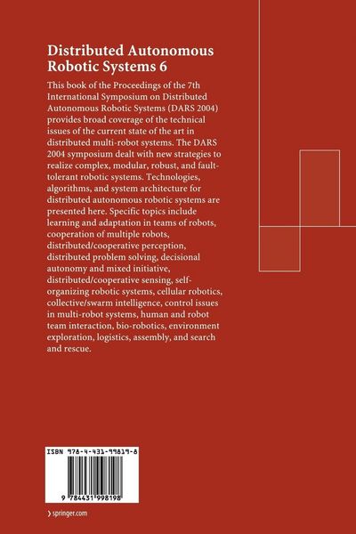 Produktbild: Distributed Autonomous Robotic System 6