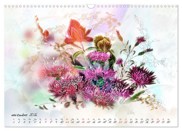 Produktbild: Prairies sauvages en fleurs (Calendrier mural 2026 DIN A3 vertical), CALVENDO calendrier mensuel