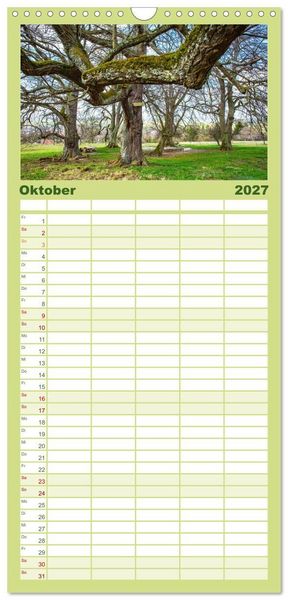 Produktbild: Familienplaner 2027 - Mittelfranken f&uuml;r Entdecker und Wanderer mit 5 Spalten (Wandkalender, 21 x 45 cm) CALVENDO