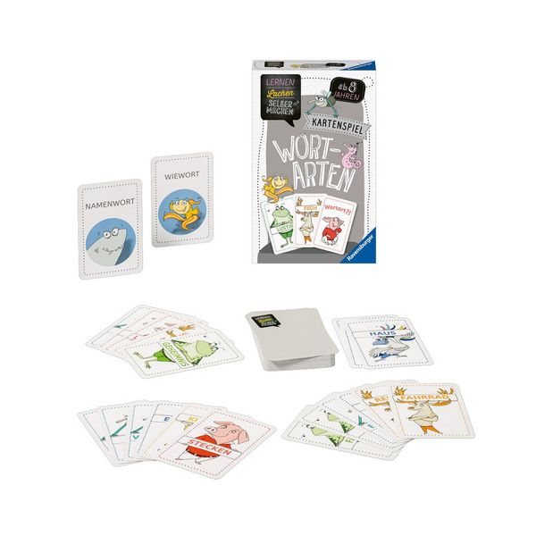 Produktbild: Lernen Lachen Selbermachen: Wortarten - Kartenspiel ab 8 Jahre
