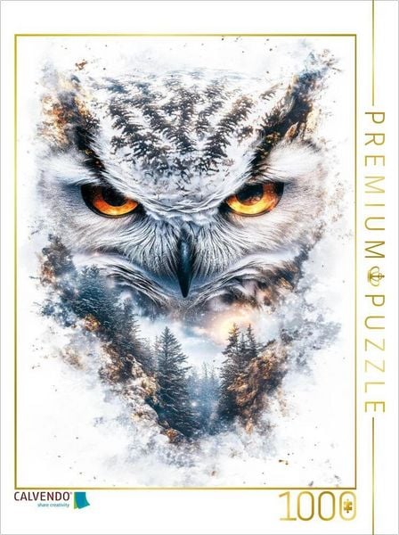 CALVENDO Puzzle Eule | 1000 Teile Lege-Größe 64x48cm Foto-Puzzle für glückliche Stunden, Sonstige von , Calvendo Puzzle, 4066851891637