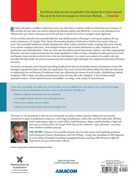 Produktbild: The 101 Sample Write-Ups for Documenting Employee Performance Problems