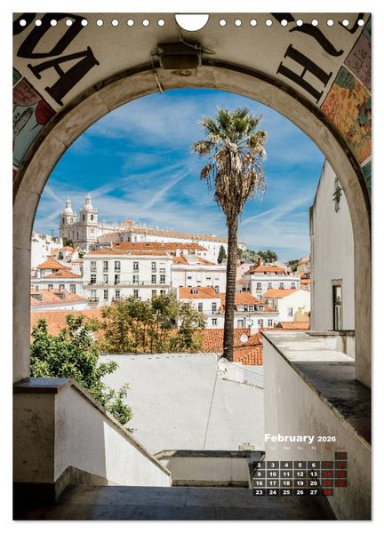 Produktbild: Cityscapes of Lisbon (Wall Calendar 2026 DIN A4 portrait), CALVENDO 12 Month Wall Calendar