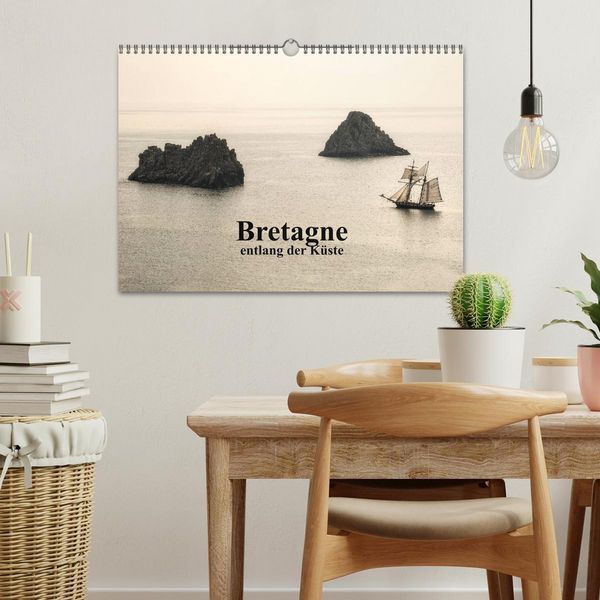 Produktbild: Bretagne entlang der K&uuml;ste (Wandkalender 2026 DIN A3 quer), CALVENDO Monatskalender