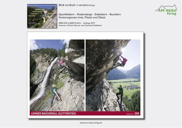 Produktbild: Sportklettern - Klettersteige - Eisklettern - Bouldern Ferienregionen Imst, Pitztal und &Ouml;tztal