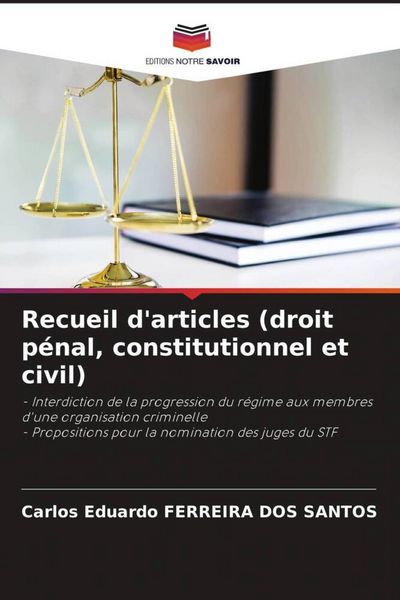 Produktbild: Recueil d'articles (droit p&eacute;nal, constitutionnel et civil)