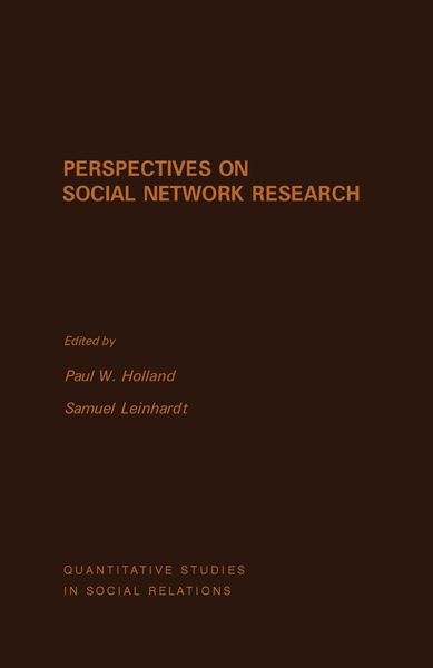 Produktbild: Perspectives on Social Network Research