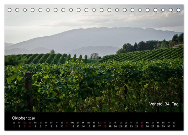 Produktbild: TransAlp - zu Fu&szlig; &uuml;ber die Alpen von M&uuml;nchen nach Venedig (Tischkalender 2026 DIN A5 quer), CALVENDO Monatskalender