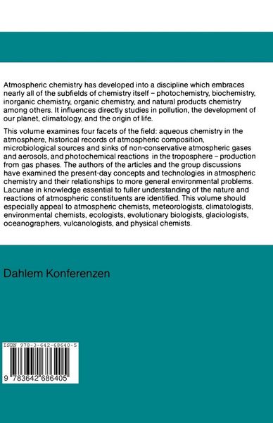 Produktbild: Atmospheric Chemistry