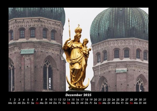 Produktbild: M&uuml;nchen 2025 Fotokalender DIN A3