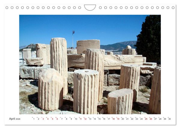 Produktbild: Griechischer Charme (Wandkalender 2026 DIN A4 quer), CALVENDO Monatskalender