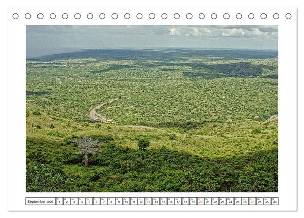 Produktbild: Karibu - Landschaften in Kenia (Tischkalender 2026 DIN A5 quer), CALVENDO Monatskalender