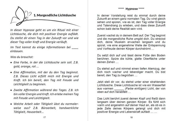 Produktbild: Hypnosetexte zum Vorlesen und selber Zusammenstellen 9
