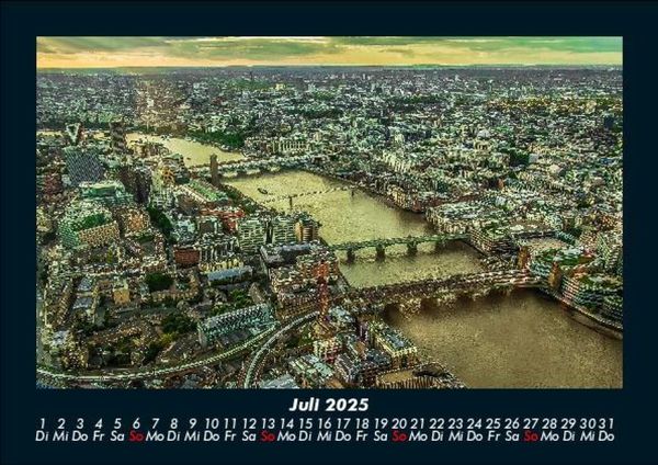 Produktbild: London 2025 Fotokalender DIN A5