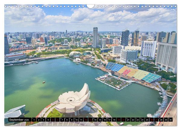 Produktbild: Singapur - Tradition trifft Moderne (Wandkalender 2026 DIN A3 quer), CALVENDO Monatskalender