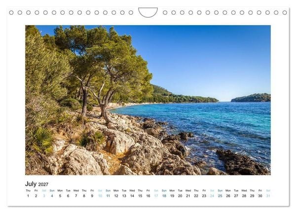 Produktbild: Longing for Mallorca (Wall Calendar 2027 DIN A4 landscape), CALVENDO 12 Month Wall Calendar