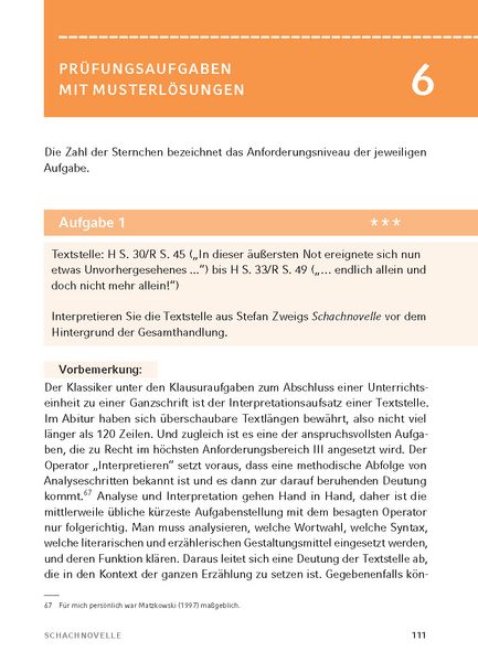 Produktbild: Schachnovelle von Stefan Zweig