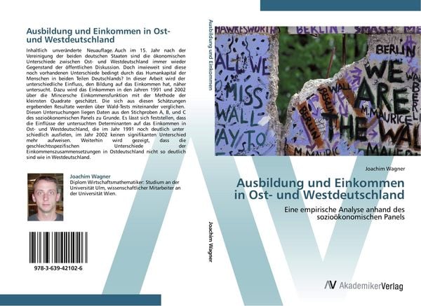 Produktbild: Ausbildung und Einkommen in Ost- und Westdeutschland