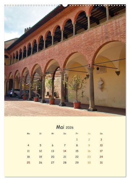 Produktbild: Siena - Impressionen (hochwertiger Premium Wandkalender 2026 DIN A2 hoch), Kunstdruck in Hochglanz