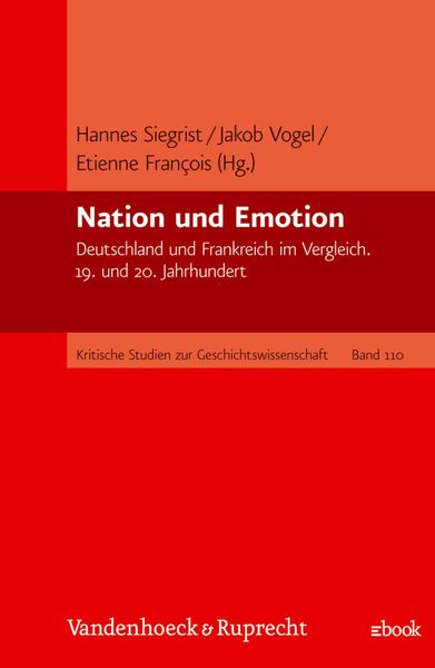 Produktbild: Nation und Emotion