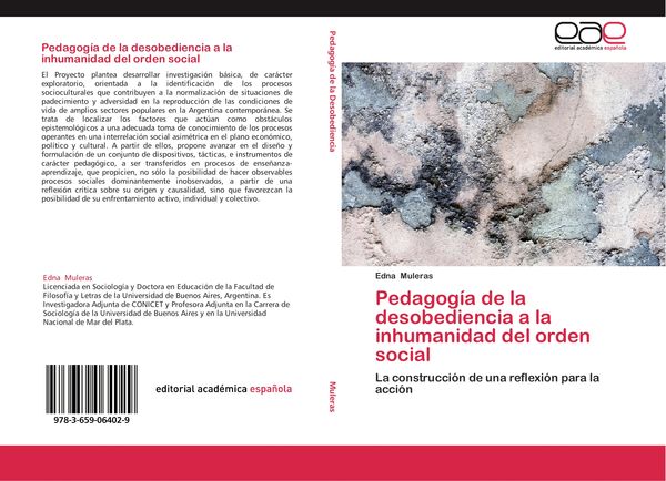Produktbild: Pedagog&iacute;a de la desobediencia a la inhumanidad del orden social