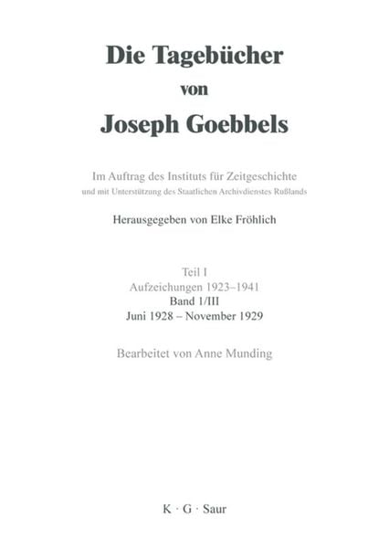 Produktbild: Juni 1928 - November 1929