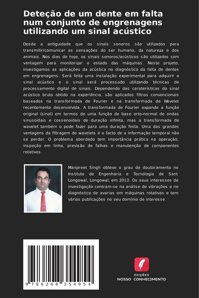 Produktbild: Dete&ccedil;&atilde;o de um dente em falta num conjunto de engrenagens utilizando um sinal ac&uacute;stico