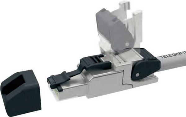 Produktbild: Teleg&auml;rtner 100023037 RJ45-Stecker gerade, feldkonfektionierbar 100023037 Stecker, gerade 1 St.