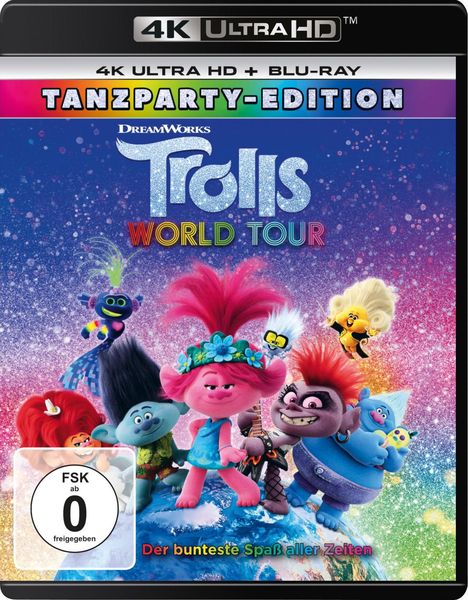 Trolls World Tour (4K Ultra HD) (+ Blu-ray 2D)